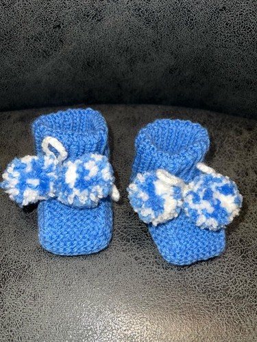 Selbstgestrickte babyschuhe - selbstgestrickte,