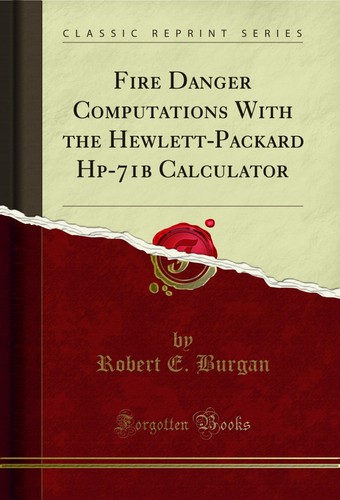 Fire danger computations - fire, with