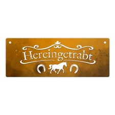 Hereingetrabt Pferde und