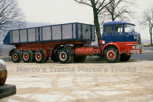 Lkw foto krupp kippanhänger - lkw,
