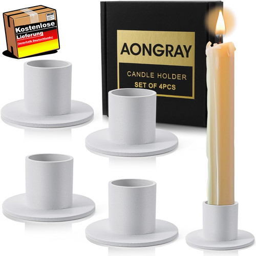 Kerzenhalter set schwarz - set, für