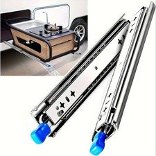 1 Paar Schwerlastauszug Vollauszug bis 200Kg Schwerlast Schubladenschiene