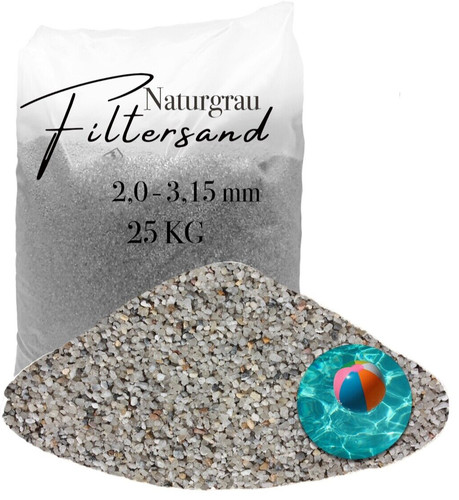 Aquagran filtersand grau 25 - filtersand,