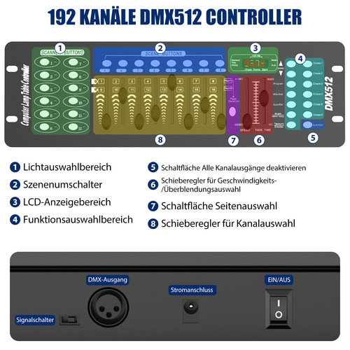 King 192 kanal - u'king, dmx512