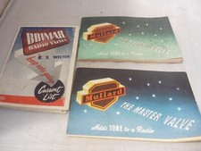 2 x Mullard The Master Valve Hefte & Brimar Funkventile aktuelle Liste klappbar