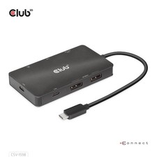 Club 3D CSV-1598 Club3D USB-C 7in1-HUB >2xDP/2xUSB/2xUSB-C/LAN 4K60Hz  PD100W re