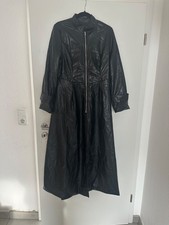 kunstledermantel lang damen