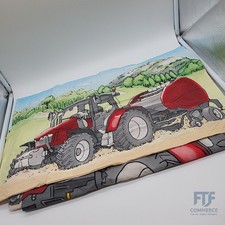 Herding Traktor Bettwäsche-Set, MADE IN GREEN by OEKO TEX, Kopf... 2485243063412