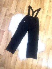 Thinsulate Skihose 152 in Schwarz, Neu aber gewaschen verstellbare Träger