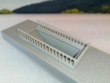 Bahnsteigunterführung  Treppe  Eingang  Spur N 1:160 Bahnsteigabgang