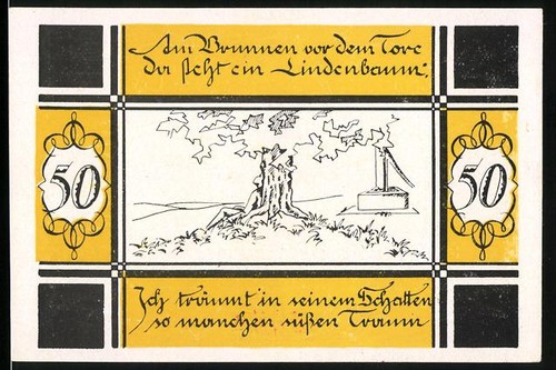 Notgeld bilsen 1921 50 - notgeld, bilsen,