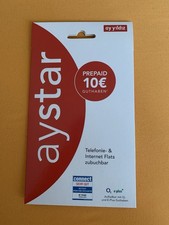 Ay Yildiz Aystar Prepaid SIM mit 10€ Guthaben Rein Legen Und Los Legen