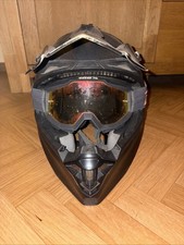 KTM Motorcross-Helm mit MX-Brille Gr. L Schwarz-  Orange