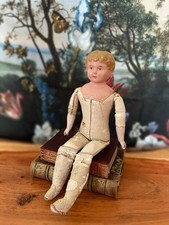 Antike Puppe Blechkopf Buschow