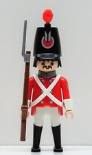 ROTROCK SOLDAT MIT TSCHAKKO A Playmobil zu Hafenwache Rotröcke 7675 Garde RAR