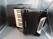 Hohner Akkordeon Student IV Black/Schwarz,mit Koffer Vintage