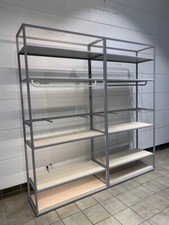 Ladeneinrichtung textil, Mode, showroom, Auslage, Regale, Tisch, Lampen