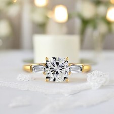 Verlobungsring 14k Gelbgold