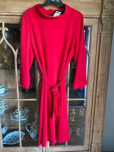 Kleid damen rot mit - 40,,