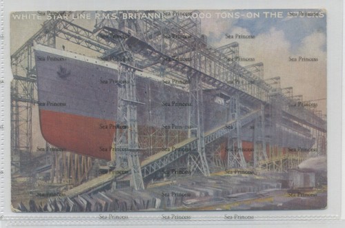 White star line rms - white,