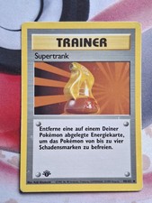 Pokémon Karte • Supertrank 90/102  • 1 Edition Basis Base Set Deutsch Pokemon