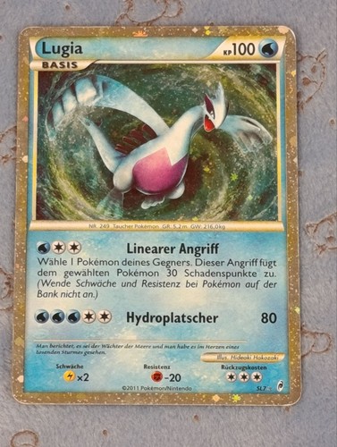 Pokemonkarte lugia ruf - pokemonkarte, der