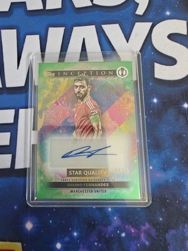 Bruno fernandes auto - /99, topps