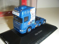 Herpa 110884 Scania R13 TL 3-Achs Zugmaschine Max Steffen Schweiz in PC Vitrine