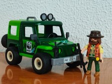 PLAYMOBIL KONVOLUT JEEP FIGUR
