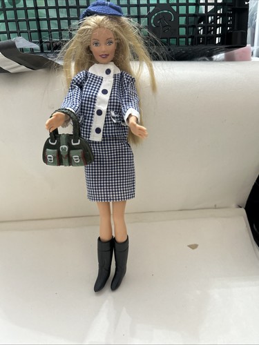 Barbie blau karierten - blau, anzug