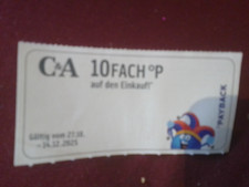 Payback-Coupon von C&A