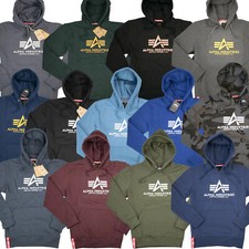Alpha Industries Kapuzenpullover Basic Hoody Farbauswahl S M L XL XXL XXXL Neu