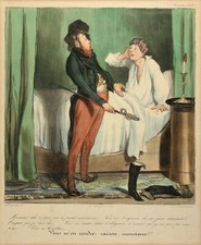 Handkolorierte Lithografie Nr