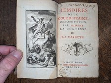 antikes Buch - La Fayette -