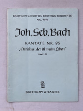 Noten.  J.S. Bach. Kantate Nr