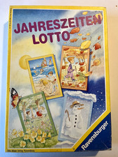 Jahreszeiten Lotto Ravensburger Spiel 1992 VOLLSTÄNDIG