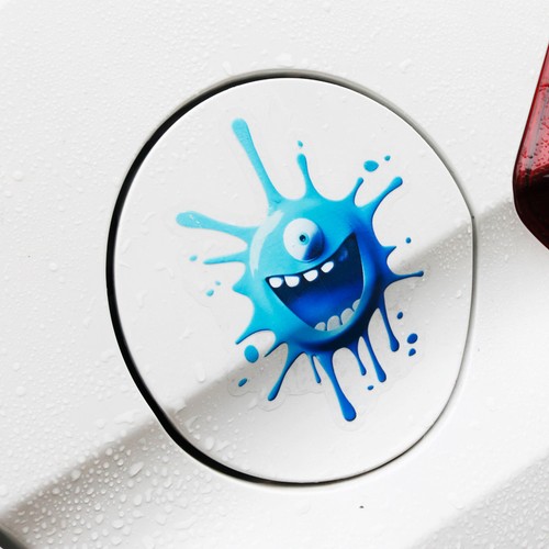 Spritzi monster blau auto - monster,