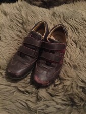 Mollio Mädchen Halbschuhe Schuhe Echtleder Lila Grösse 33 Top Klettverschluss