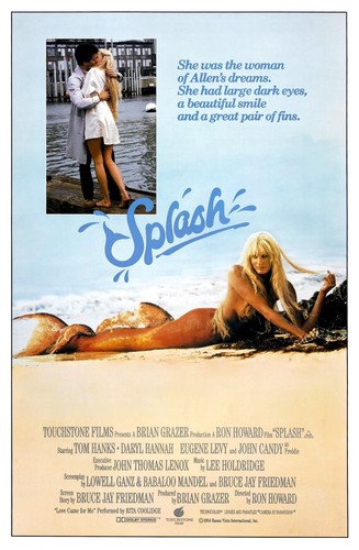 Splash 1984 filmplakat - splash,