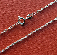 Singapur Kette Echt Silber 925