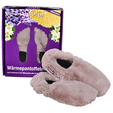 Habibi Wärmeschuhe grau Größe L (EU 41-45) für Mikrowelle und Backofen