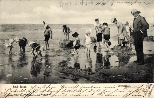 Nordseebad juist in - ak,