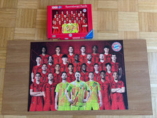 Puzzle FC Bayern Team 2024/25 - vollständig -  ca 70 x 50 cm