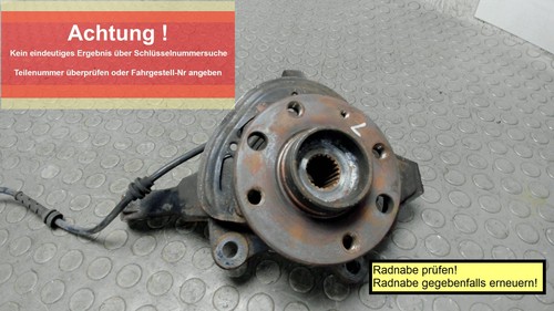 Achsschenkel vorne links - vorne, (