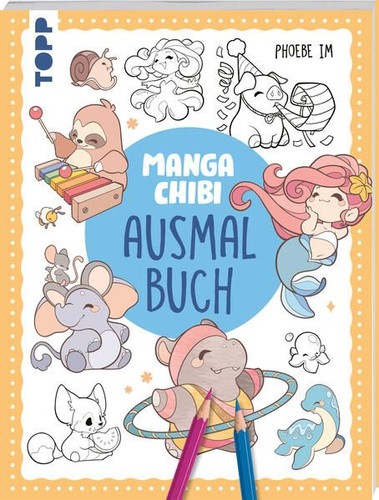 Manga chibi ausmalbuch das - chibi,