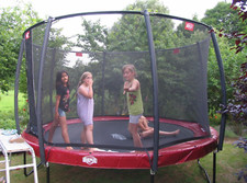 BERG  - Ersatzteil Schutzrand Elite+, 380 cm, rund rot, generalüberholt!