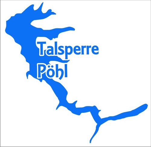 Aufkleber talsperre pöhl - talsperre,