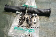 FACO Sturzbügel Zubehör Fußrasten + Halter Schwarz Vespa Modell unklar PK PX ?