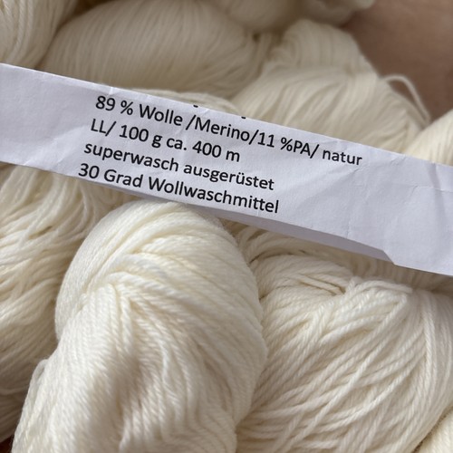 Stk merino strickgarn - 10,