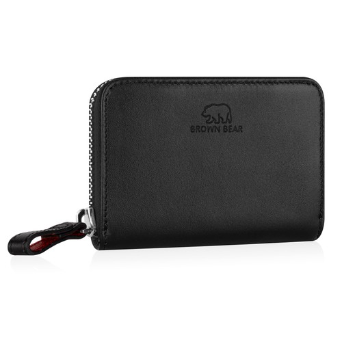 Brown bear slim wallet - brown,